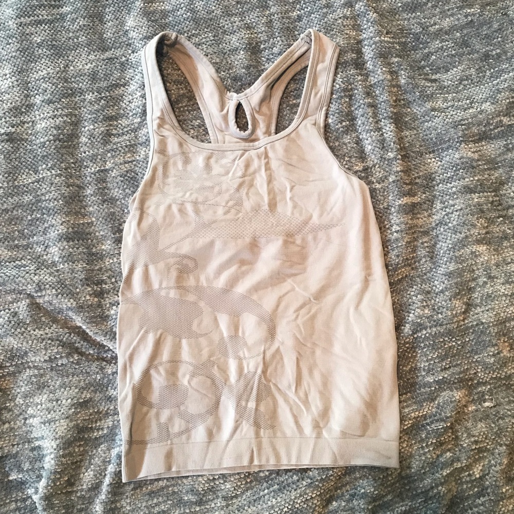 Blue Grey Workout Tank